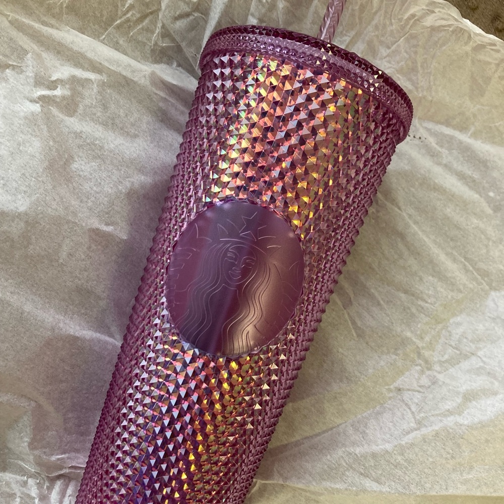 Starbucks Limited Edition 50th Anniversary Pink Studded tumbler